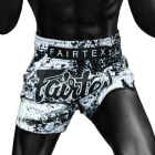 Шорти - Fairtex Muay Thai Shorts Grunge BS1948 - White